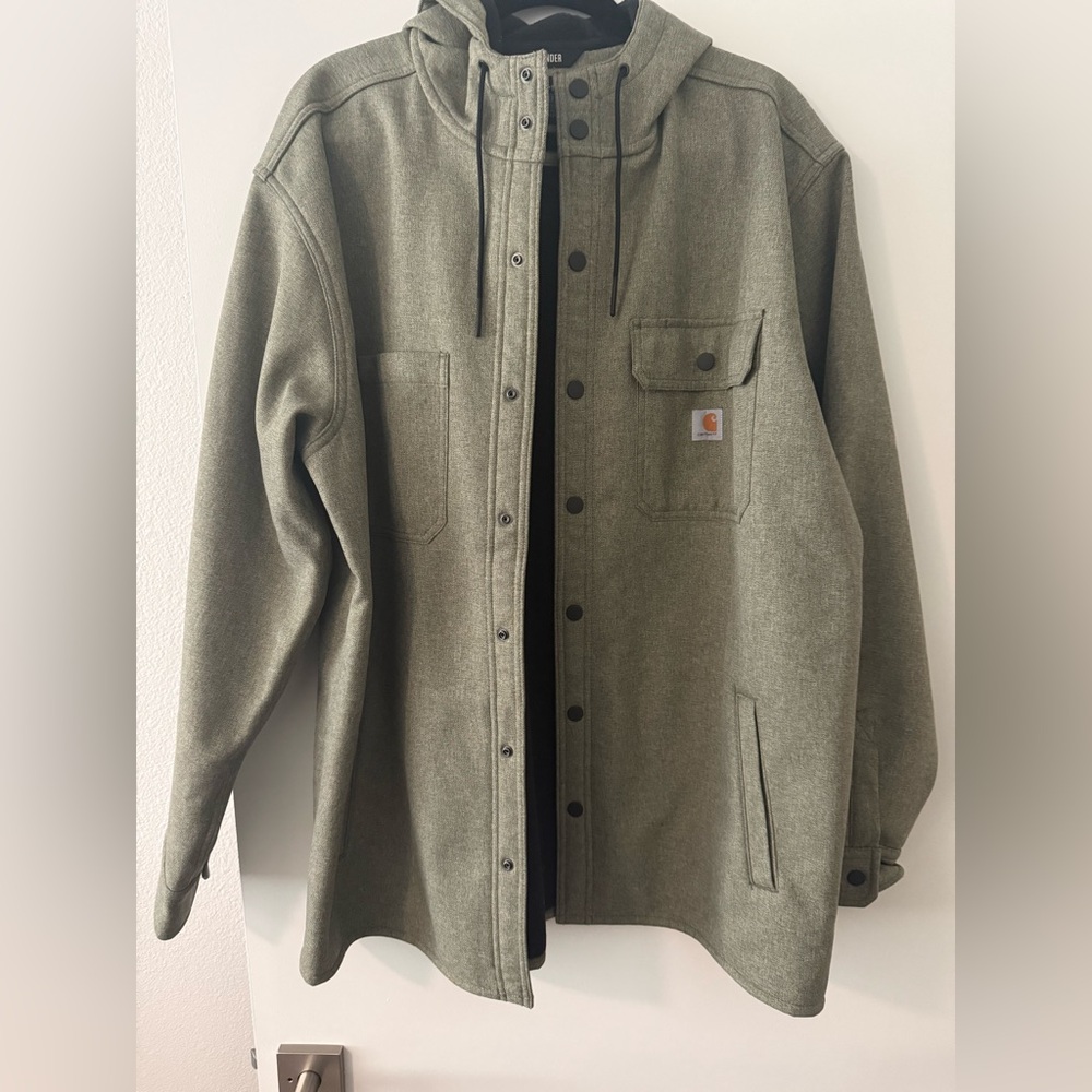 Carhartt Rain Defender Jacket - Black and Green